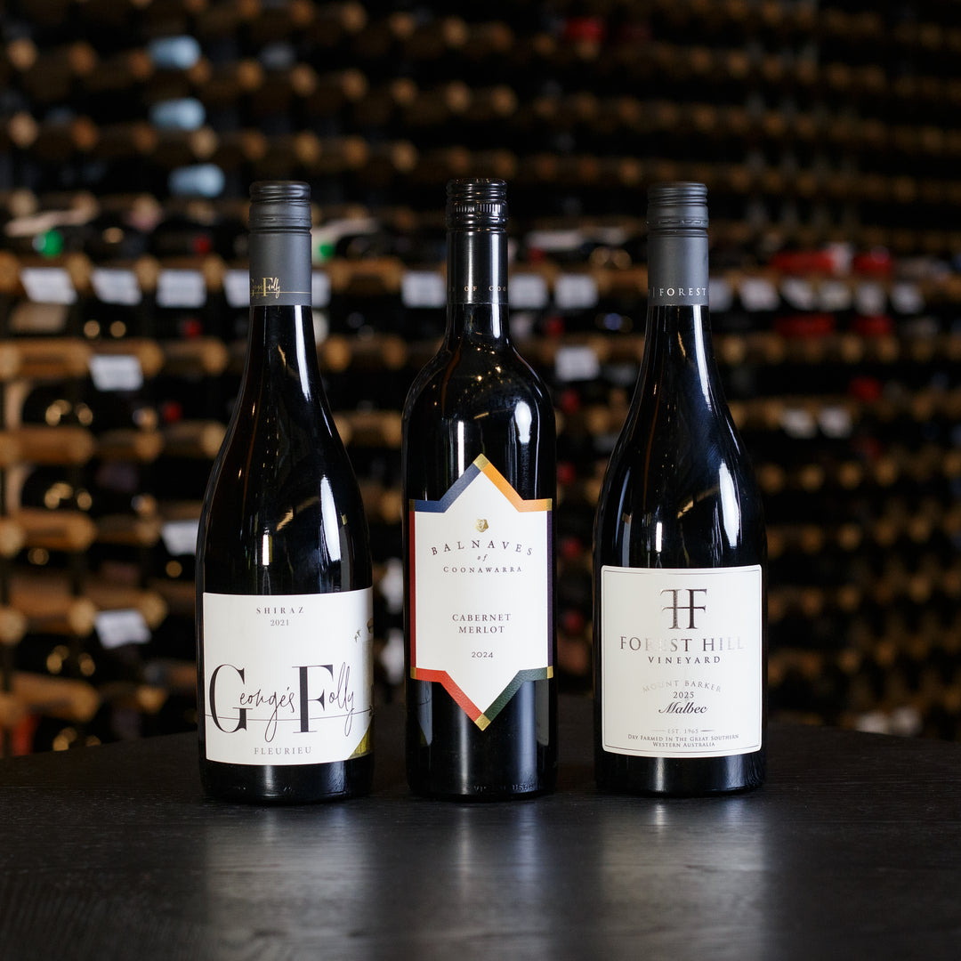 Father's Day Red Wine Trio Hamper